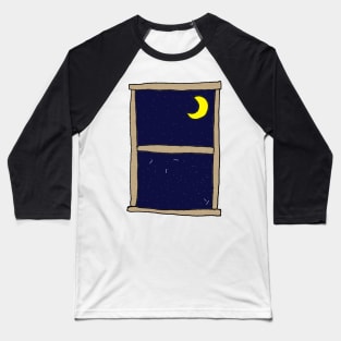 Night View Baseball T-Shirt